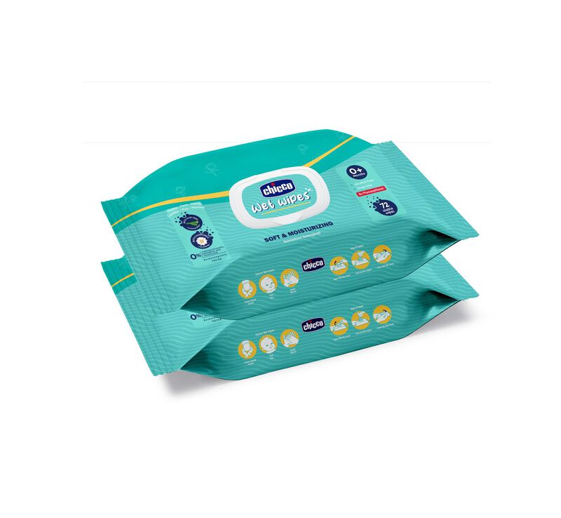 Wet Wipes 144 Pcs - Fliptop (Pack of 2) image number 2